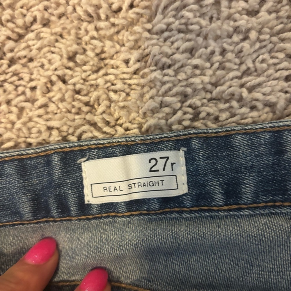 Gap 1969 Real Straight Jeans – Size 27R - Picture 3 of 4